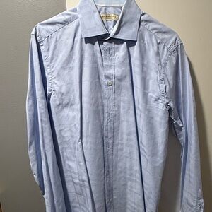 Burberry Men's Sky Blue Dress Shirt